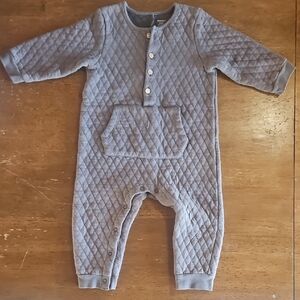 George Baby Dark Gray Onesie